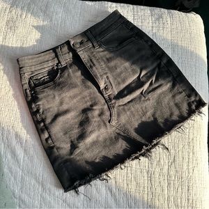 American Eagle Black Denim Skirt